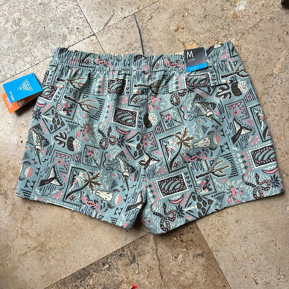 Columbia Women's PFG Rugged Water Printed Short Sz M - Picture 4 of 6